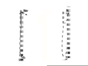 Single Handle Lever Floor Mount Filler in Vibrant Titanium